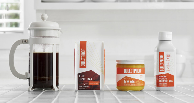 Ingrédients pour faire du café Bulletproof