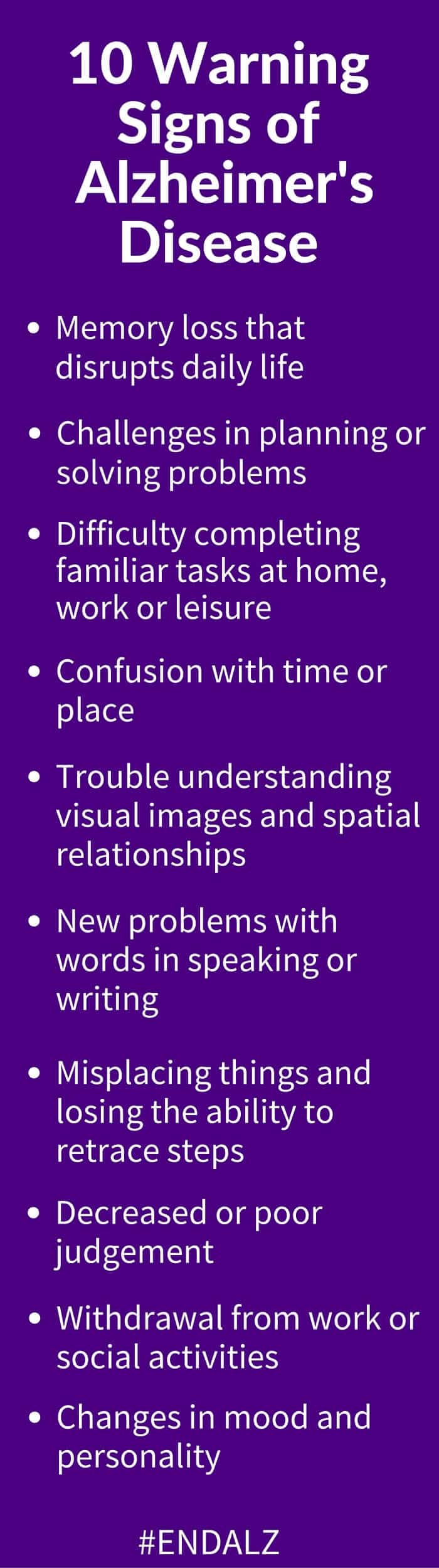 10 signes avant-coureurs de la maladie d'Alzheimer - aidez à mettre fin à la maladie d'Alzheimer en apprenant la vérité sur cette maladie