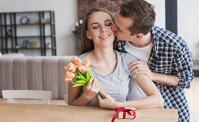 say your love with flowers for valentine's day