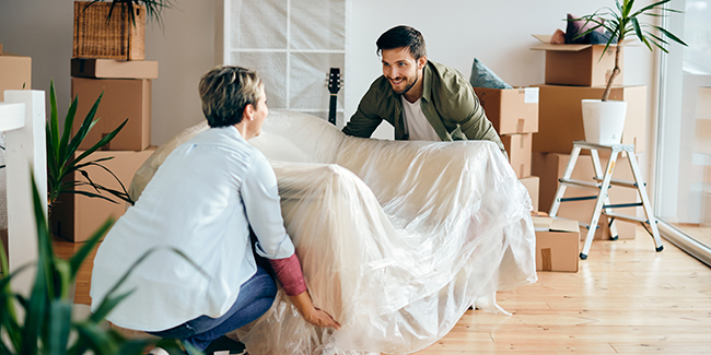 Moving with furniture storage: organization and cost 