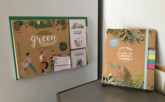 2020-2021 diaries with green challenges 