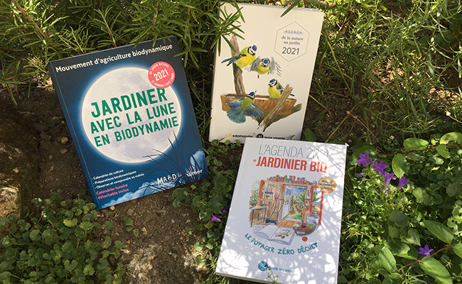 2021 organic garden diary with lunar calendar