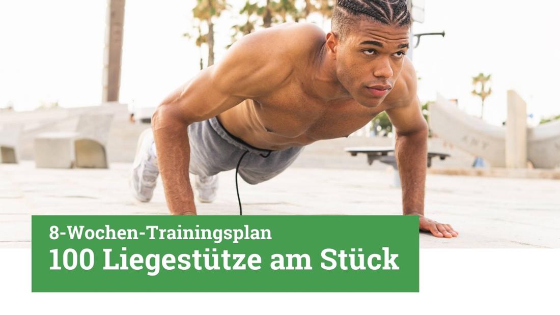 Young man with muscular torso doing push-up