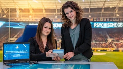 Sports psychologist Lina Bürger presents her study on mental health in professional football (Photo: TSG Hoffenheim)