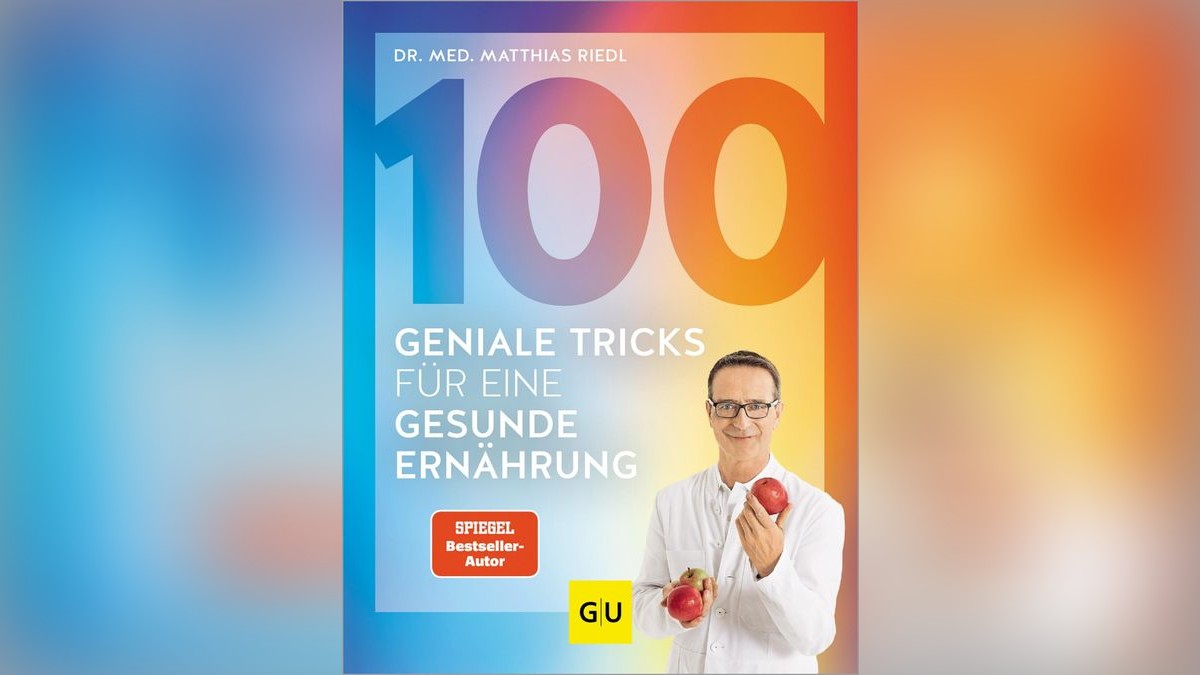 Dr. Matthias Riedl: 100 ingenious tricks for a healthy diet, GU, 2024, 28.99 euros.