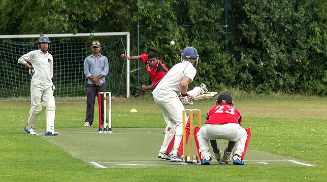 Cricket comes from England, but can also be played in Karlsruhe