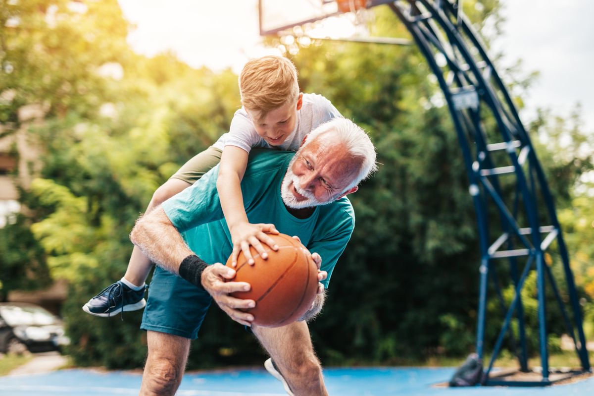 Play and fun are good for young and old alike.