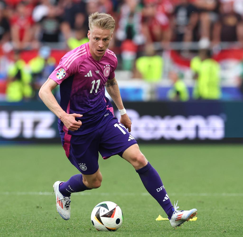 Chris Führich from VfB Stuttgart made his European Championship debut against Hungary