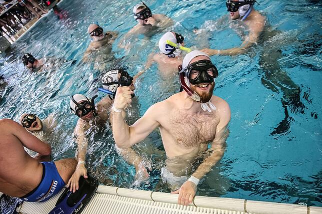 Underwater Rugby - Photograph by Paul Needham / mohawkvisuals.com / Copyright 2014 / All Rights Reserved