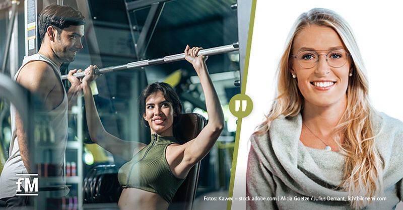 Alicia Goetze, Managing Director of BFC Balance Fitness Club GmbH, in an fM interview.